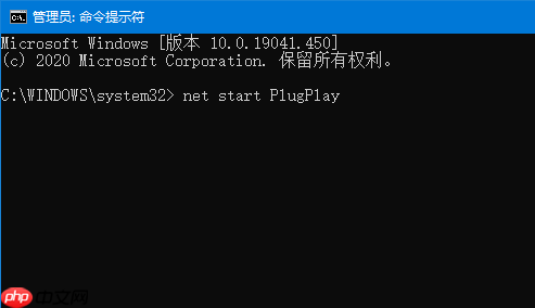 如何解决win10即插即用服务不可用