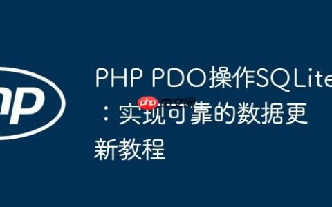 PHP PDO操作SQLite：实现可靠的数据更新教程