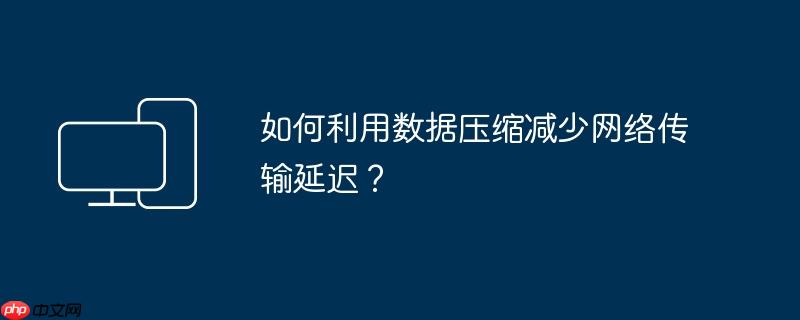 如何利用数据压缩减少网络传输延迟?