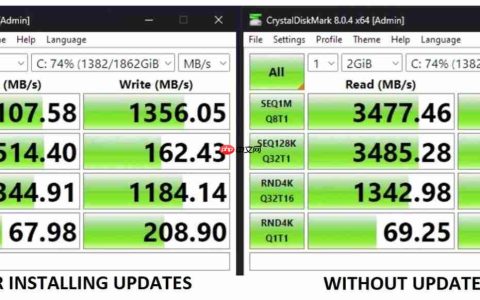 Win11更新补丁导致SSD固态硬盘速度下降