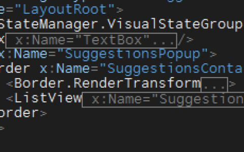 [UWP 自定义控件]了解模板化控件(4)：TemplatePart