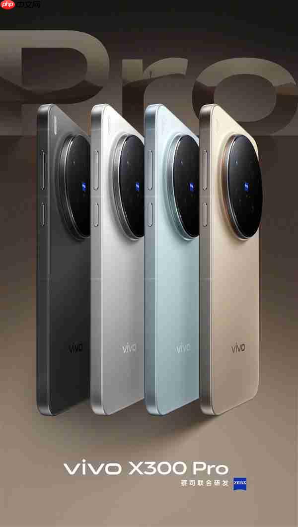 vivo X300系列四色揭晓:7.99mm超薄直屏 蓝厂最强旗舰