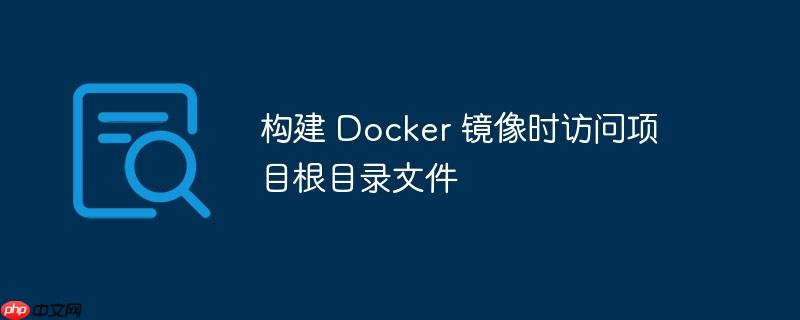 构建 docker 镜像时访问项目根目录文件
