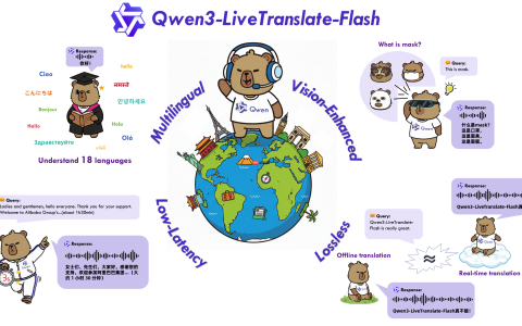 Qwen3-LiveTranslate 发布：视、听、说全模态同传大模型