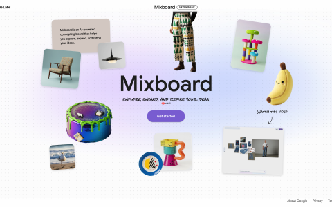 谷歌发布实验性 AI 工具 Mixboard，支持使用自然语言生成创意板