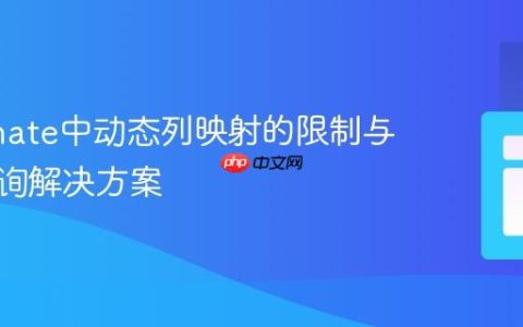 Hibernate中动态列映射的限制与原生查询解决方案