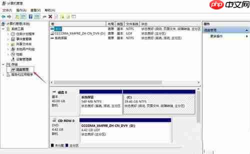 Win10突然只剩下c盘了怎么回事?