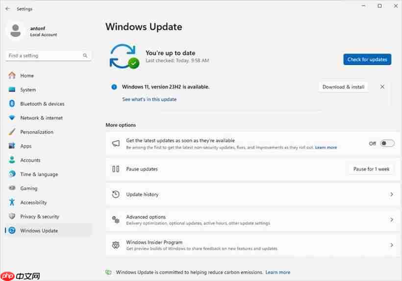 微软简化企业 Win11 升级更新部署:把升级权限交给用户