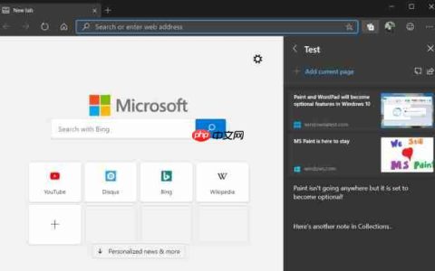 Win10 Edge Canary更新：引入收藏夹功能