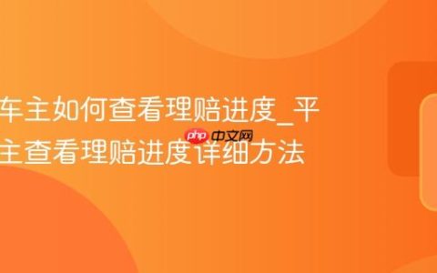 平安好车主如何查看理赔进度_平安好车主查看理赔进度详细方法