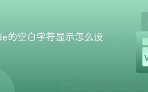 VSCode的空白字符显示怎么设置？