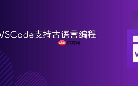如何让VSCode支持古语言编程？