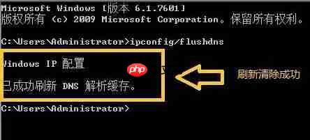 电脑无法清除DNS缓存怎么办