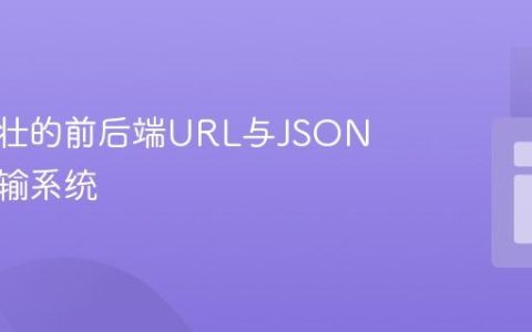 构建健壮的前后端URL与JSON数据传输系统