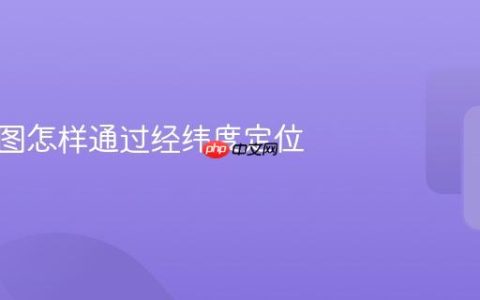 谷歌地图怎样通过经纬度定位