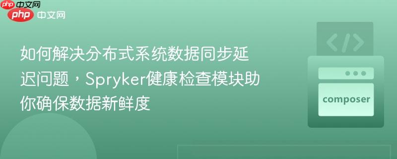 如何解决分布式系统数据同步延迟问题,spryker健康检查模块助你确保数据新鲜度