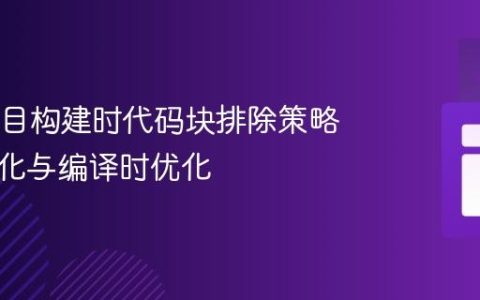 Java项目构建时代码块排除策略：模块化与编译时优化