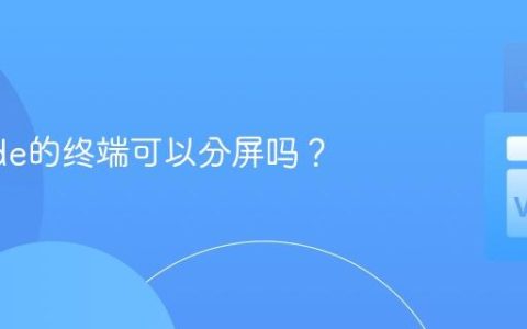 VSCode的终端可以分屏吗？