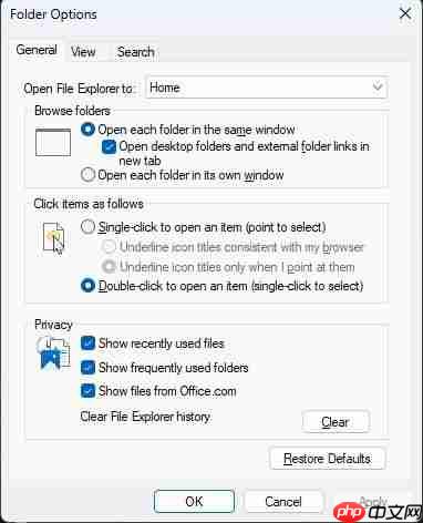 微软 Win11 文件管理器新功能：告别满屏窗口，可默认标签页打开