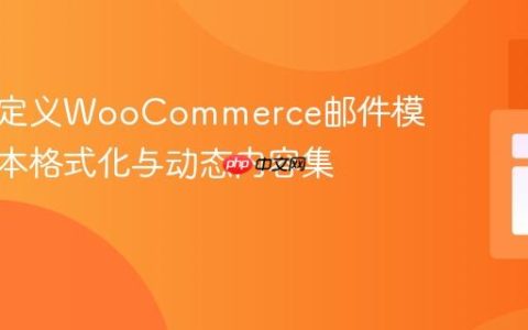 如何自定义WooCommerce邮件模板：文本格式化与动态内容集成