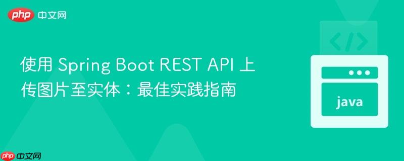 使用 spring boot rest api 上传图片至实体:最佳实践指南