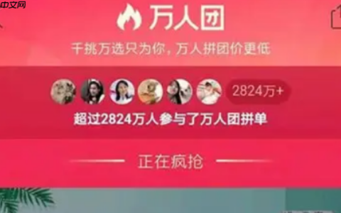 拼多多万人团在不分享的情况下能成功吗？万人团拼单需要多少人参与？