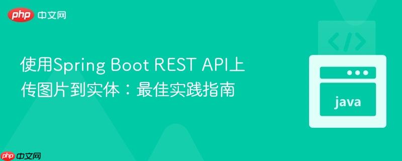 使用spring boot rest api上传图片到实体:最佳实践指南