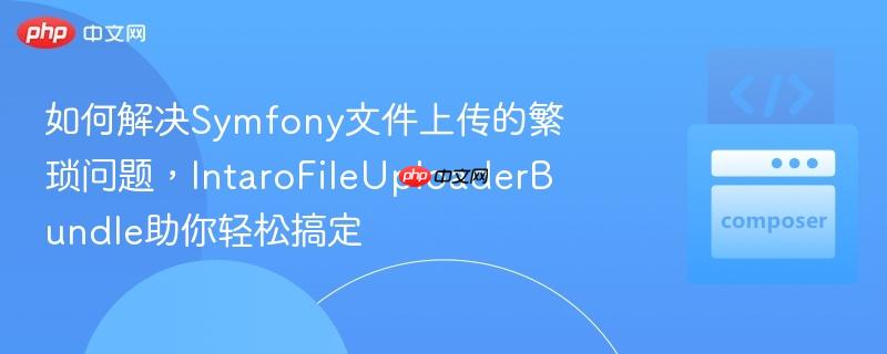 如何解决symfony文件上传的繁琐问题,intarofileuploaderbundle助你轻松搞定