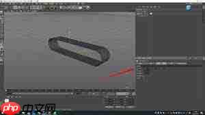 c4d如何制作输送带滚动效果文字
