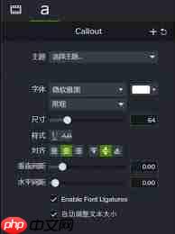 Camtasia字幕位置如何上移