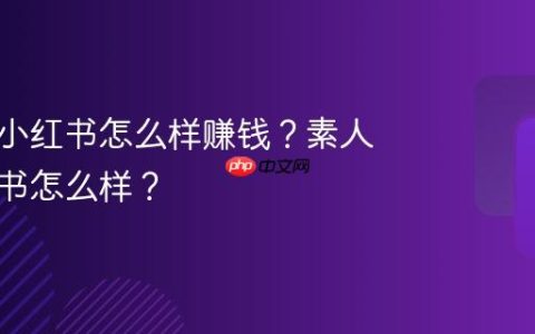 素人玩小红书怎么样赚钱？素人玩小红书怎么样？
