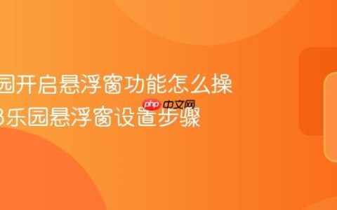 233乐园开启悬浮窗功能怎么操作_233乐园悬浮窗设置步骤