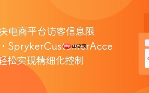 如何解决电商平台访客信息限制难题，SprykerCustomerAccess助你轻松实现精细化控制