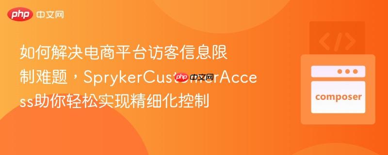 如何解决电商平台访客信息限制难题,sprykercustomeraccess助你轻松实现精细化控制