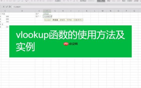 VLOOKUP函数如何数组公式_VLOOKUP函数数组公式的进阶教程
