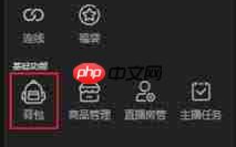 抖音直播伴侣背包位置在哪
