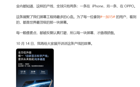 中国唯一自研显示科学产线！李杰：一条在iPhone 另一条在OPPO