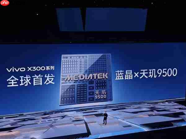 vivo蓝晶天玑9500搭载影像芯片V3+ 黄韬：双芯合体 史无前例