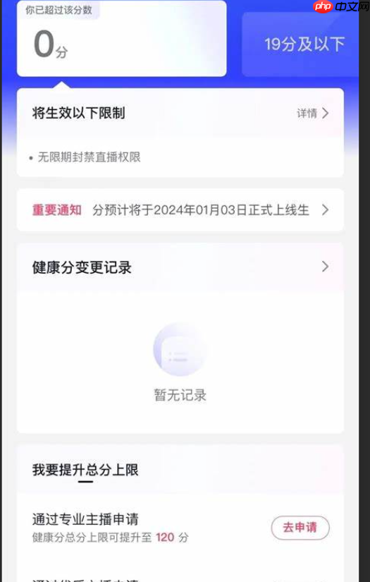 抖音健康分12扣完会封号吗?多久恢复一次?深度解析平台规则