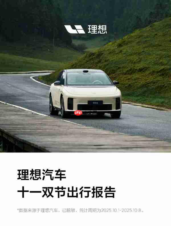 理想十一双节出行报告公布！累计行驶达8.93亿公里