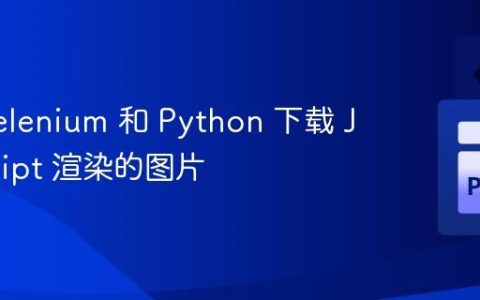 使用 Selenium 和 Python 下载 JavaScript 渲染的图片