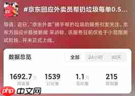 京东外卖骑手帮扔垃圾服务是真的吗