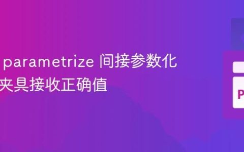 Pytest parametrize 间接参数化：确保夹具接收正确值