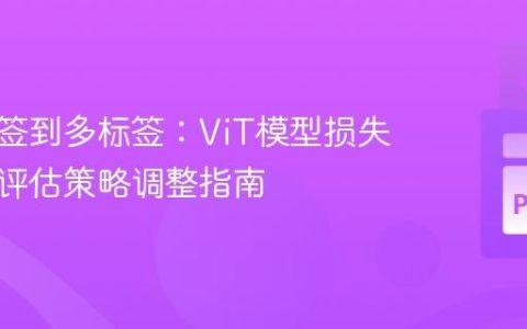 从单标签到多标签：ViT模型损失函数与评估策略调整指南