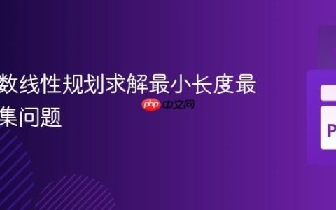 基于整数线性规划求解最小长度最大和子集问题