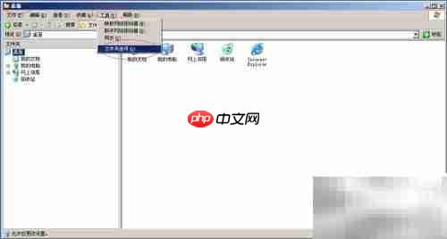Win Server 2003查看隐藏文件