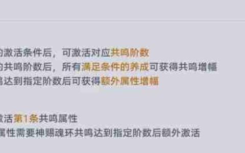 斗罗大陆猎魂世界共鸣系统保姆级攻略