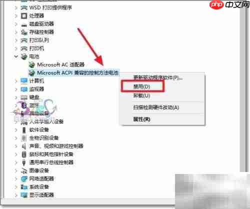 Win10任务栏电源图标变灰解决
