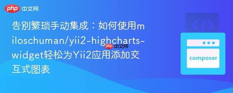 告别繁琐手动集成:如何使用miloschuman/yii2-highcharts-widget轻松为yii2应用添加交互式图表