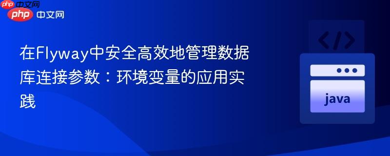 在flyway中安全高效地管理数据库连接参数:环境变量的应用实践